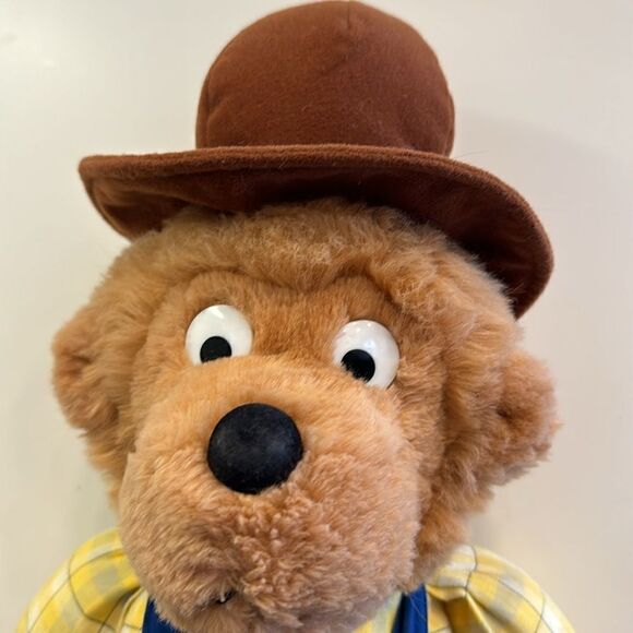 1995 Vintage The Berenstain bear plush PAPA Stuffed Animal Toy (21”with Hat) - Picture 2 of 6